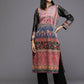 Ahalyaa Women's Traditional wear Kurta - Multi | Swadesiicart