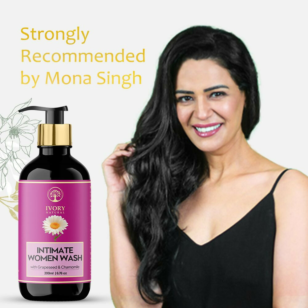 Ivory Natural Intimate Women Wash For Gentle Intimate Cleansing, Soothing Protection, & Lasting Freshness | Swadesiicart