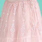House of Panchhi Peach Net Gotapatti Work Lehenga & Blouse, Dupatta | Swadesiicart