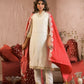 Ethnic Festive Wear Reyon Slub Off White Stitched Suit With Dupatta - Tanisha | Swadesiicart