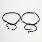 NVR Women's Evil Eye Adjustable Black Anklets | Swadesiicart