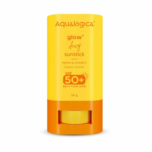 Aqualogica Glow+ Dewy Sunstick with SPF 50+ & PA++++ for Easy Reapplication & No White Cast - Limited Time Offer