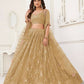 Aastha Fashion Chiku Butterfly Net Tone To Tone Thread Work, Sequence Work And Original Mirror Work Embroidery Wedding Wear Lehenga Choli