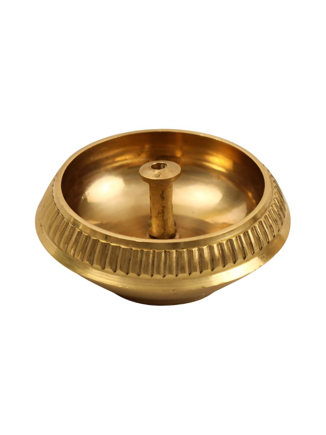 Spillbox Gold Toned Kuber Nandha Deep Pooja Essentials | Swadesiicart
