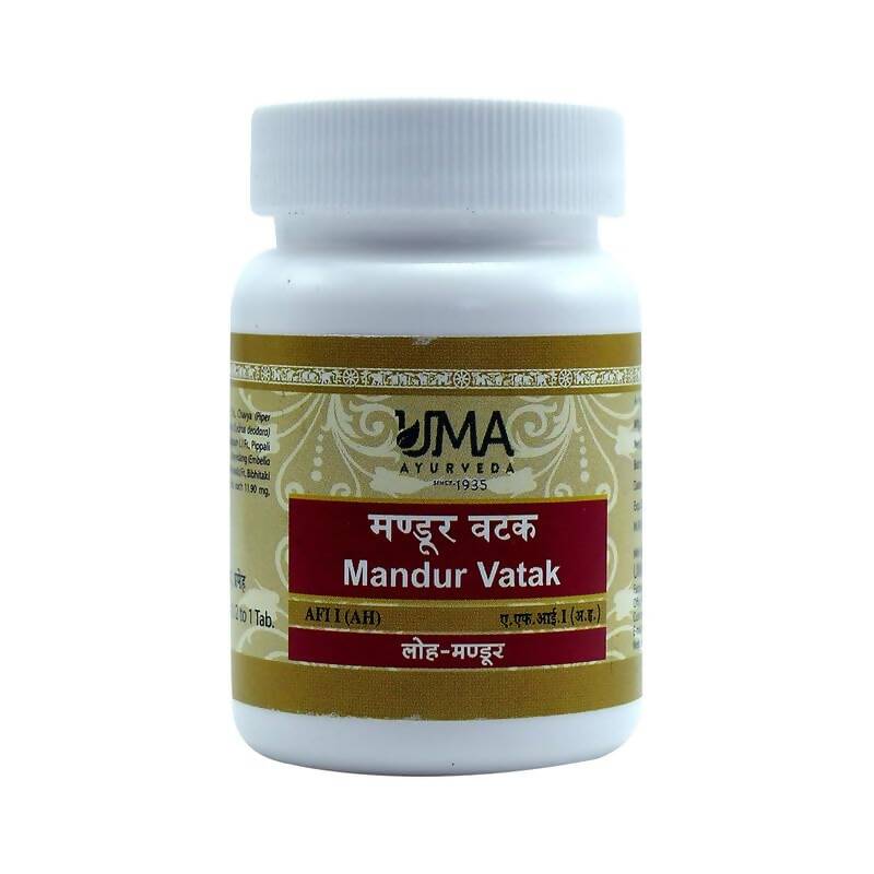Uma Ayurveda Mandur Vatak Tablets - Uma Ayurveda