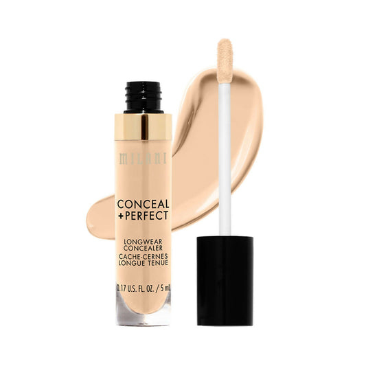 Milani Conceal + Perfect Longwear Concealer - Light Vanilla | Swadesiicart