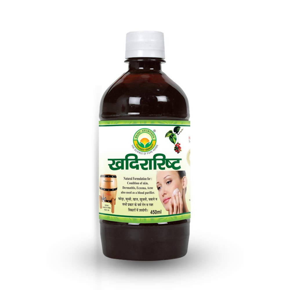 Basic Ayurveda Khadirarishta | Swadesiicart
