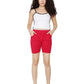 Asmaani Red Color Short Pant with Two Side Pockets | Swadesiicart