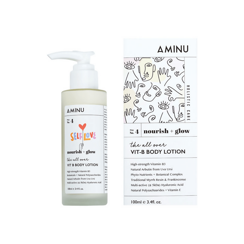 Aminu Vit B Body Lotion for Brightening, Healing & Nourshing | Swadesiicart