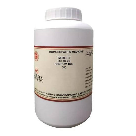 Lord's Homeopathy Ferrum Iod Tablets | Swadesiicart