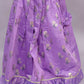 Lil Drama Mishti Purple Lehanga Choli Dupatta Set For Girls | Swadesiicart