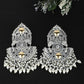 Joban Fashion Women Ghungroo Style Silver Tone Earrings | Swadesiicart