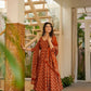 Aayaa Designer Cotton Silk Suit - Maroon