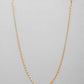 VOJ Gold-Polished Biscuit Shaped Chain For Women | Swadesiicart