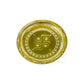 Spillbox Gold-Toned Brass Swastika Thali Pooja Essential | Swadesiicart