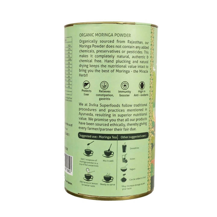 Jivika Naturals Organic Moringa Powder - Swadesiicart