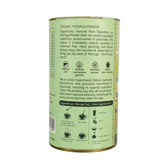 Jivika Naturals Organic Moringa Powder - Swadesiicart