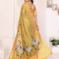 Joban Fashion Golden Cranes Patterns Banarasi Silk Sarees | Swadesiicart