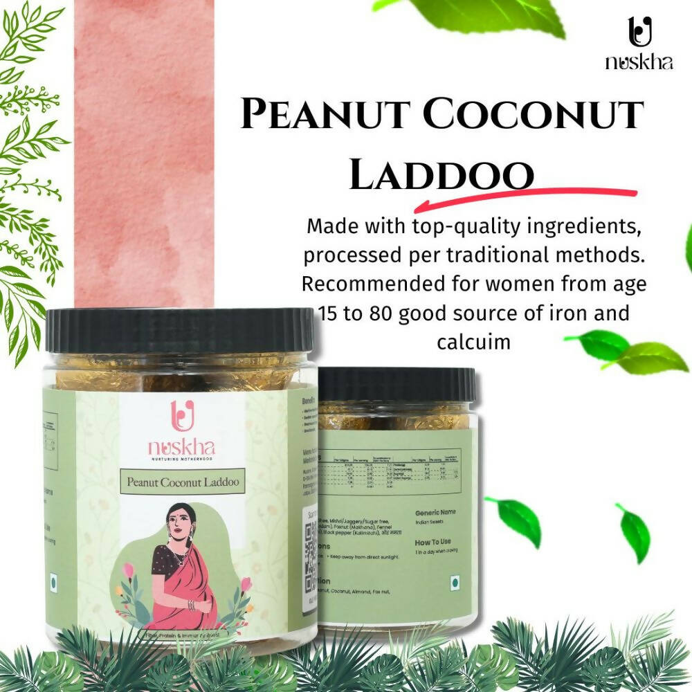 Nuskha Peanut Coconut Laddoo For Pregnancy | Swadesiicart