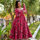 Jyoti Fashion Women's Rani Pink Cotton Silk Heavy Digital Printed Kurta Plazo Set | Swadesiicart