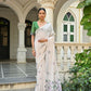 Vishnu Weaves Women's Wine Muga Cotton Saree with Blouse - Swadesiicart