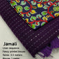 Purple Linen Sequence Saree with Unstitched Blouse - Hiral Fashion | Swadesiicart