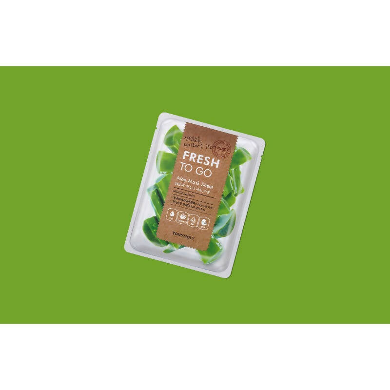 Tonymoly Fresh To Go Aloe Mask Sheet Moisturizing - Korean Skincare | Swadesiicart