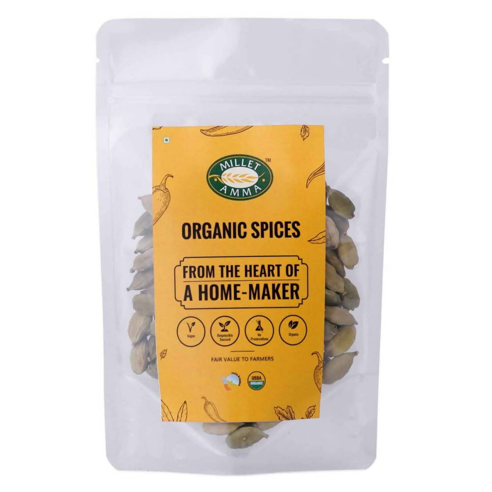 Millet Amma Organic Green Cardmon Elachi - Millet Amma urban Monk pvt Ltd