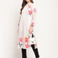 Ahalyaa Women Beige Velvet Digital Print Kurta | Swadesiicart