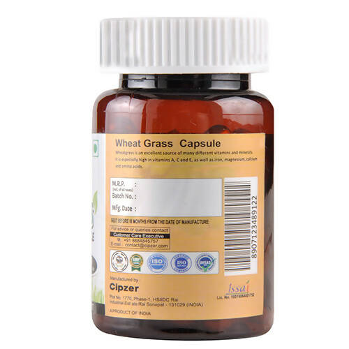 Cipzer Wheat Grass Capsules - Swadesiicart