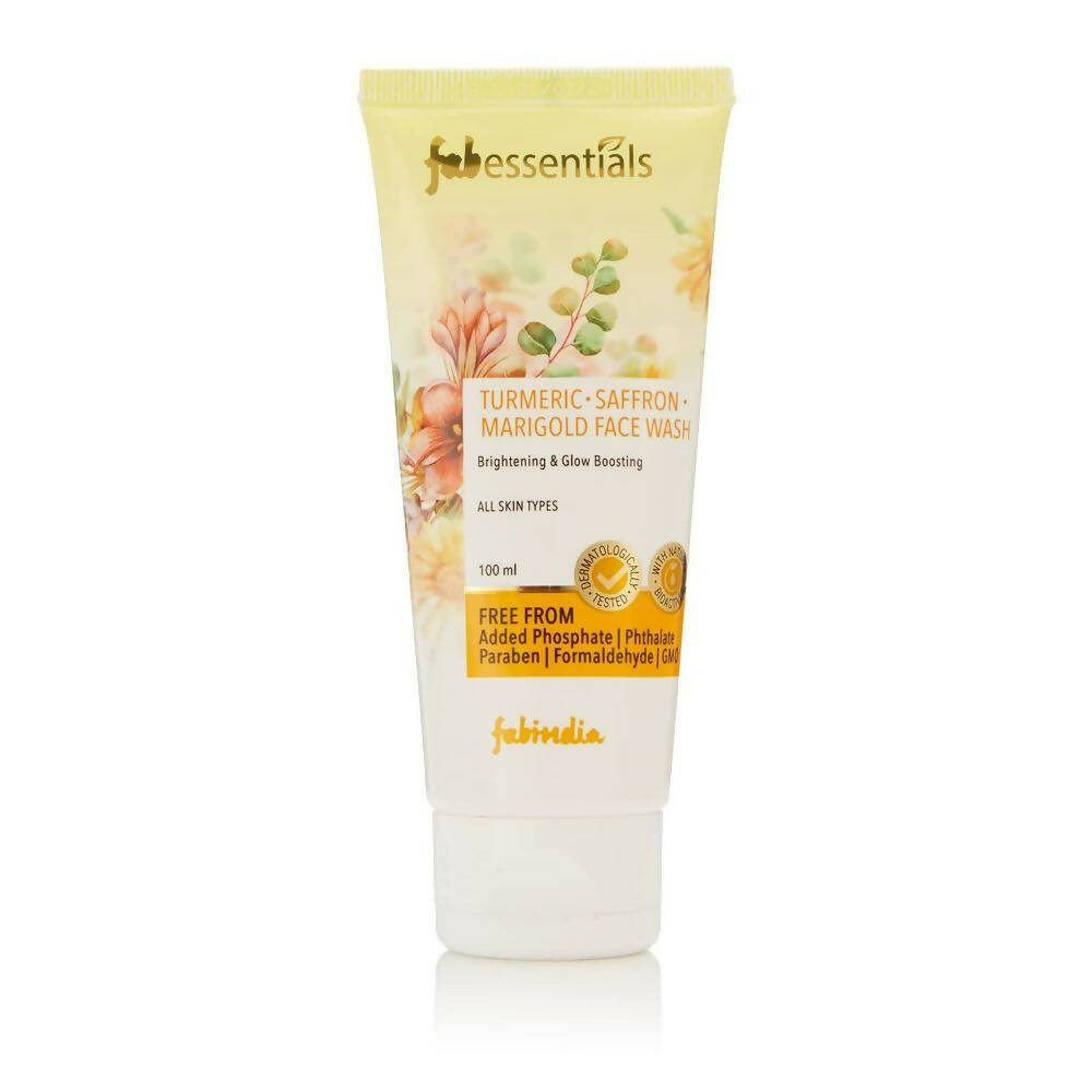 Fabessentials Turmeric Saffron Marigold Face Wash - FabIndia Limited