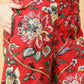 Joban Fashion Red Cotton Printed & Hand Work Co-ord Set - Swadesiicart