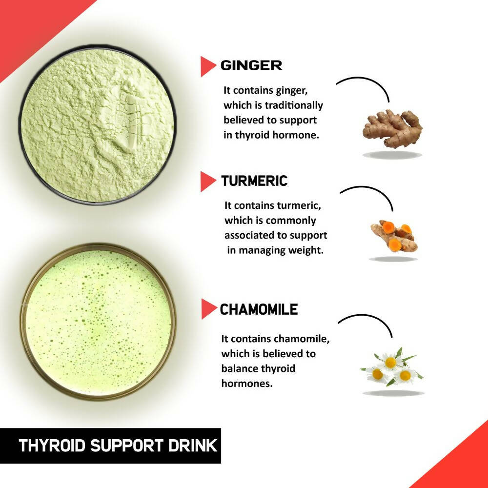 Just Vedic Thyroid Support Drink Mix - Swadesiicart