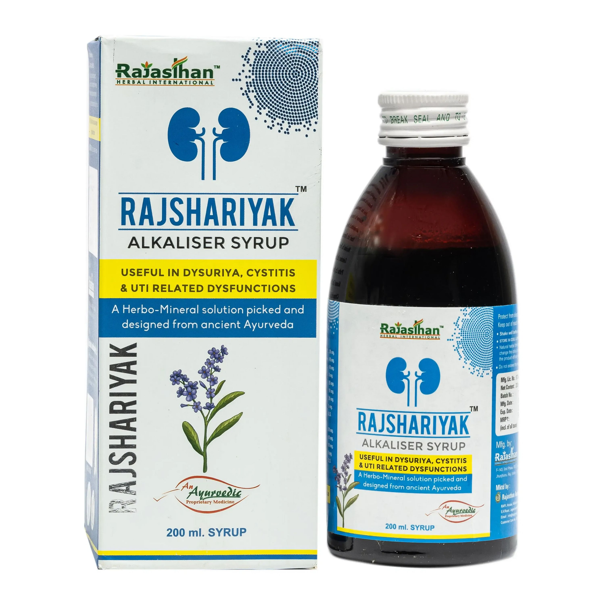 Rajasthan Herbals Rajshariyak Alkaliser Syrup | Swadesiicart