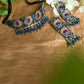 Mominos Fashion Johar Kamal Oxidised Silver-Plated Brass Finish Peacock Wings Choker For Women | Swadesiicart