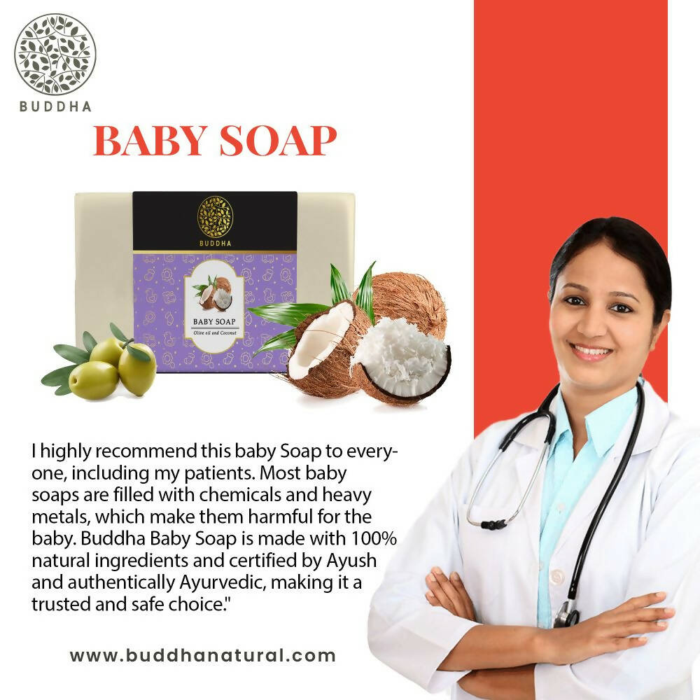 Buddha Natural Baby Soap - Swadesiicart