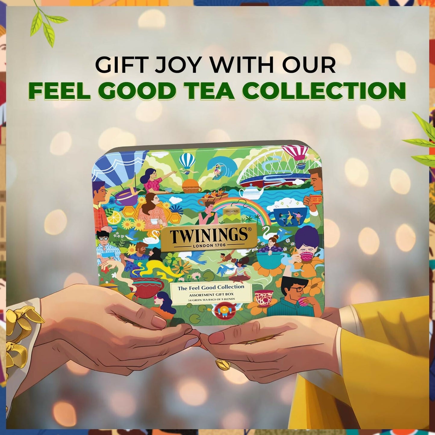 Twinings The Feel Good Collection Assortment Tea Gift Set | Swadesiicart