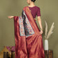 Shree Shyam Fashion Lichi Silk Teal Saree