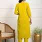 Festive Wear Ethnic Yellow Viscose Stitched Suit With Dupatta - Tanisha | Swadesiicart
