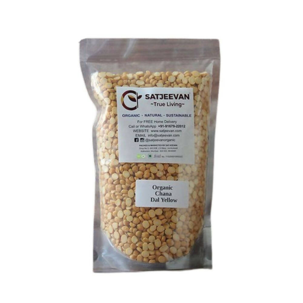 Satjeevan Organic Chana Dal Yellow - Swadesiicart