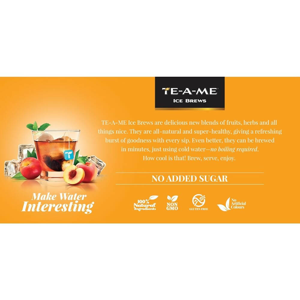 TE-A-ME Chill Peach Tea Bags - Swadesiicart