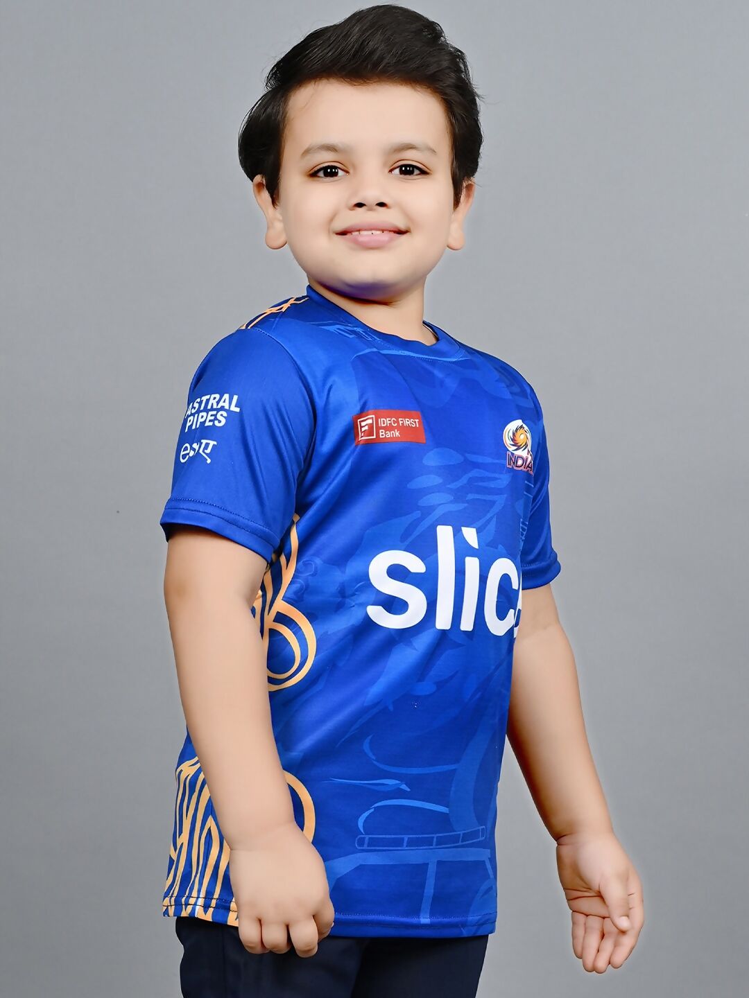 Baesd Kids MI Ipl, T20 Cricket Jersey T-shirt | Swadesiicart