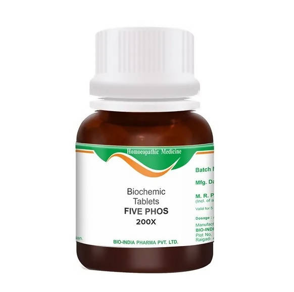 Bio India Homeopathy Five Phos Biochemic Tablets | Swadesiicart