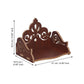 eCraftIndia Brown Decorative Beautiful Wooden Pooja Temple | Swadesiicart