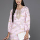 Ahalyaa Women's Traditional Wear Co-ods - Pink - Swadesiicart