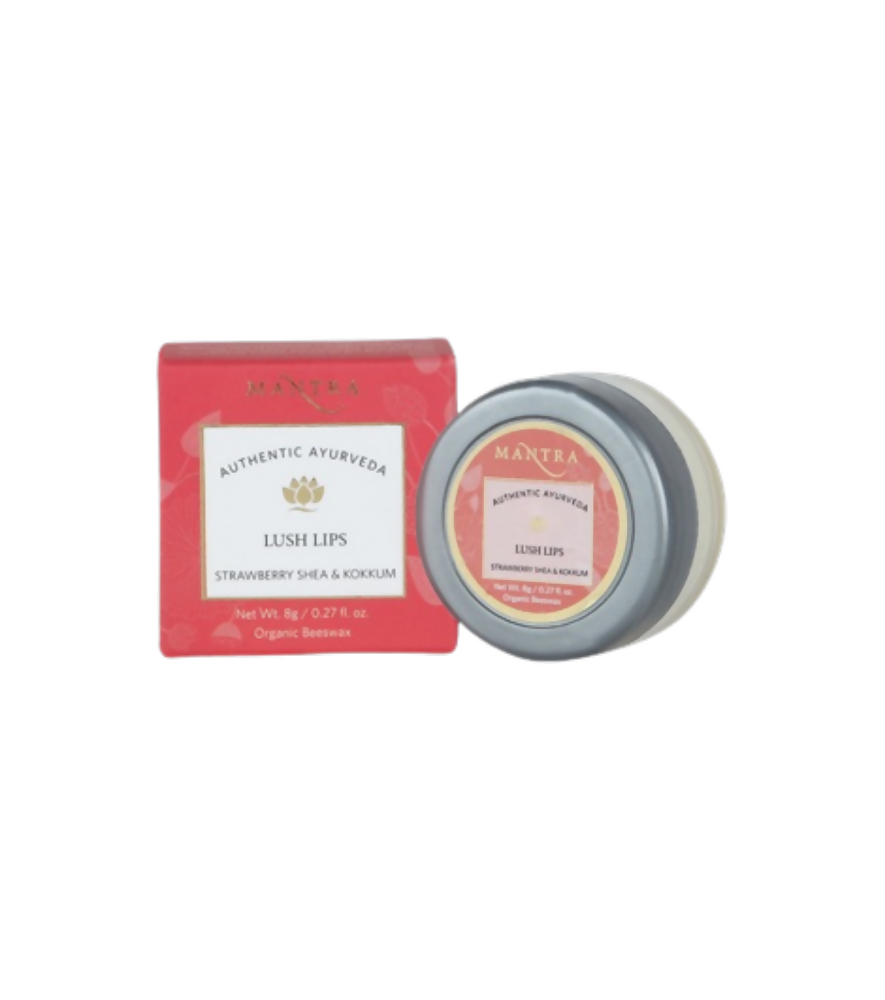 Mantra Herbal Lush Lips Strawberry, Shea & Kokkum - Ayurvedant Pvt. Ltd.