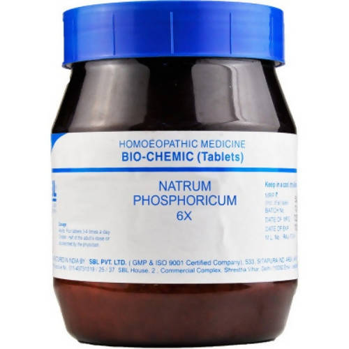 SBL Homeopathy Natrum Phosphoricum Biochemic Tablets - Swadesiicart