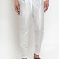 Jompers Men White Solid Pyjamas | Swadesiicart