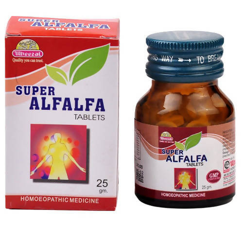 Wheezal Homeopathy Super Alfalfa Tablets - Swadesiicart
