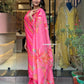 Partywear Designer Pure Russian Silk Pink Stitched Suit With Dupatta - Tanisha | Swadesiicart